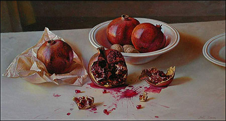 POMEGRANATES WITH WALNUTS 